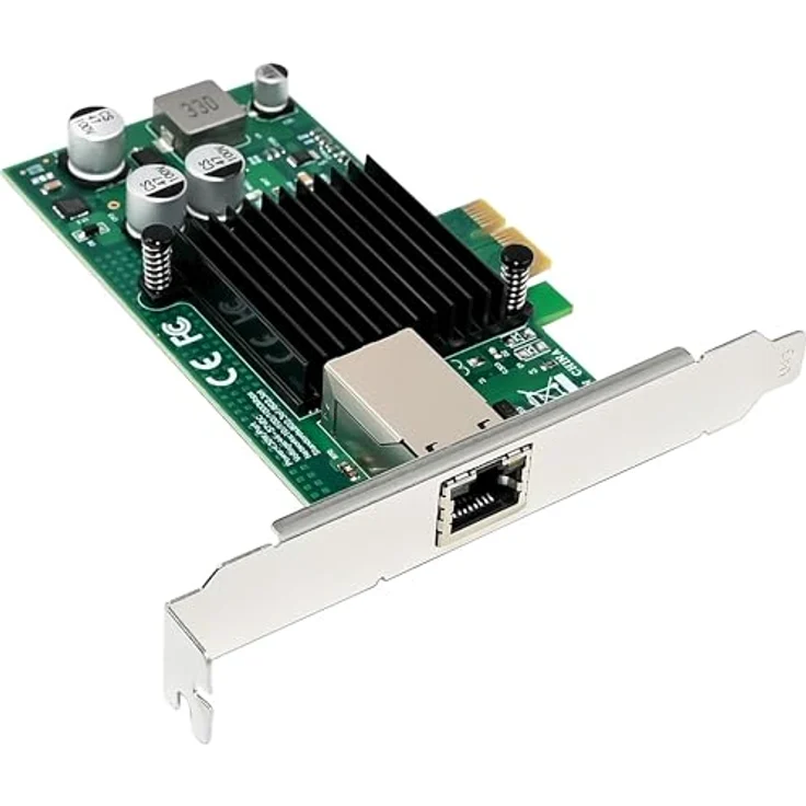 InLine® Gigabit Netzwerkkarte 1x RJ45 1Gb/s, PCIe x1, PoE+ mit Low Profile Slotblech, Intel WGI210AT, 51125O – Bild 2