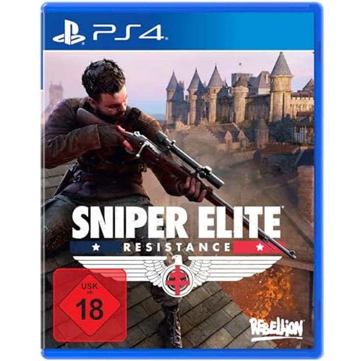 Fireshine Games Sniper Elite Resistance, PS4-Game mit viszeraler X-Ray-Kill-Cam und Online-Multiplayer – Bild 1