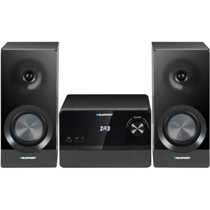 Blaupunkt MS49DAB Micro-Stereoanlage, 100 W RMS, DAB+-Tuner, HDMI-ARC, LED-Display, FM-Radio, Teleskopantenne inklusive – Bild 1