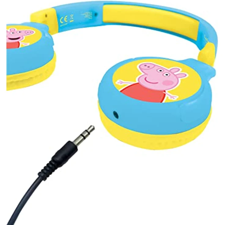 Lexibook® Faltbare Kopfhörer Peppa Wutz 2in1 Bluetooth® und Kabelanschluss Kinder-Kopfhörer, Pink – Bild 3