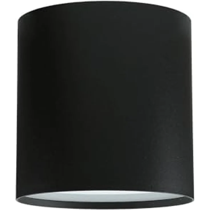 Licht-Erlebnisse Aufbauspot GU10 Deckenlampe, Aufbaustrahler Schwarz, blendarmes Licht, eleganter Deckenstrahler, Ø12,7 cm, rund – Bild 1