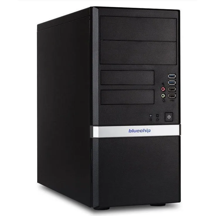 bluechip BUSINESSline T5910, Desktop-PC mit AMD Ryzen 5 7600X, 16 GB RAM, 500 GB NVMe SSD, Windows 11 Pro, schwarz