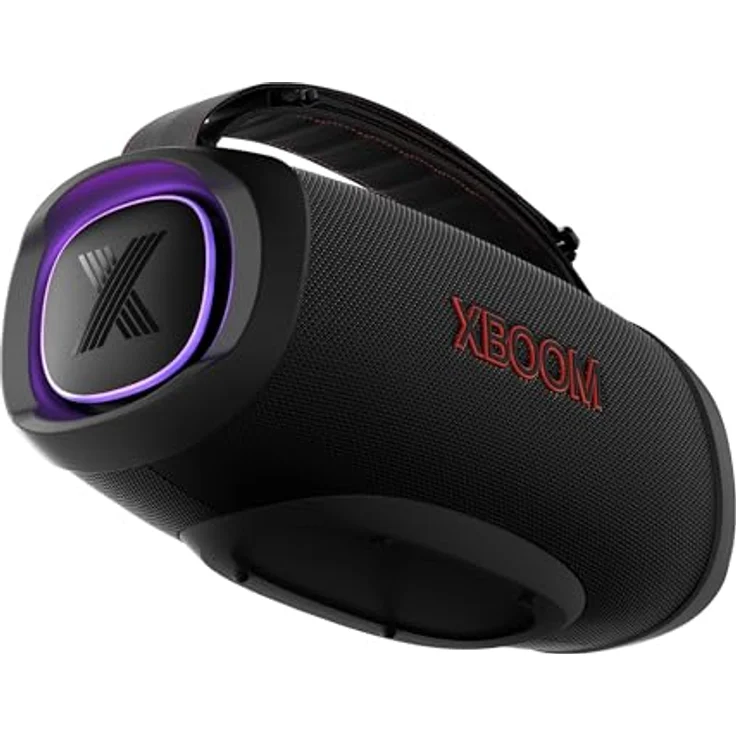 LG XBOOM GO XG8T Bluetooth-Lautsprecher, hohe Leistung, starker Bass, wasserdicht, Militärwiderstand, DJ-Funktionen, Karaoke, Schwarz – Bild 5