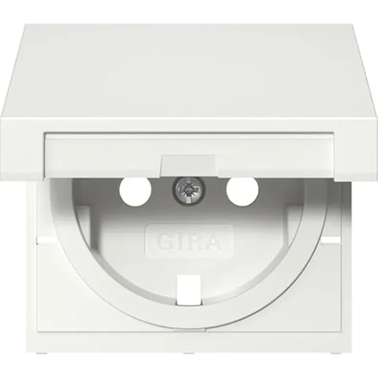 GIRA 492203 Abdeckung System 55 reinweiß, einfache Montage