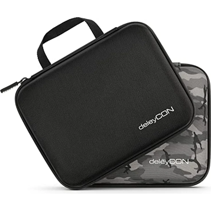 deleyCON Hardcase Tasche für GoPro Actionkamera & Zubehör, robust mit Staub-, Aufprall- und Spritzwasserschutz, Schwarz, Gr. L – Bild 5