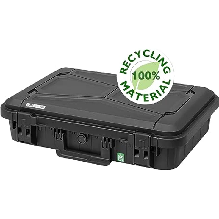 TomCase Koffer Ready to Fly für DJI Mavic 3 / Mavic 3 Classic/Mavic 3 Pro, DJI RC/RC Pro oder Standard Controller, wasserdichter ECO Schutzkoffer – Made in Germany (RTF), Schwarz – Bild 3