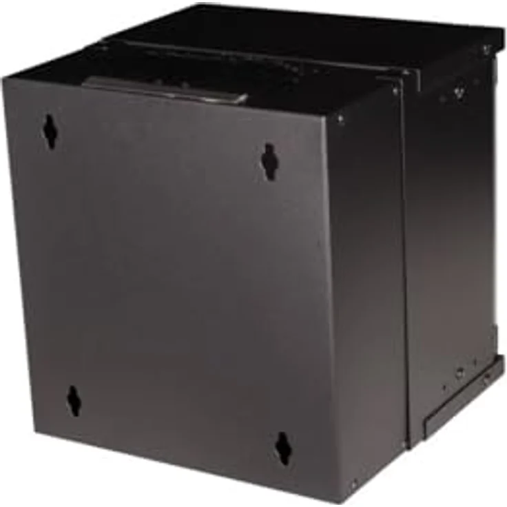Equip Wandgehäuse 10" 06U 300x300mm schwarz - Optimale Leistung, gehärtete Glasfronttür, kompakte Organisation – Bild 3