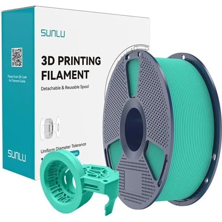 Sunlu PETG High-Speed Matte Filament, Hochgeschwindigkeitsdruck bis 600 mm/s, mint