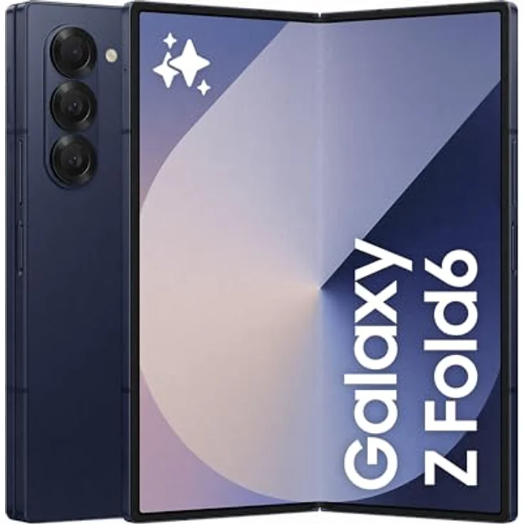 Samsung Galaxy Z Fold6 AI-Smartphone, 50-MP-Kamera, 256 GB, Navy – Bild 1