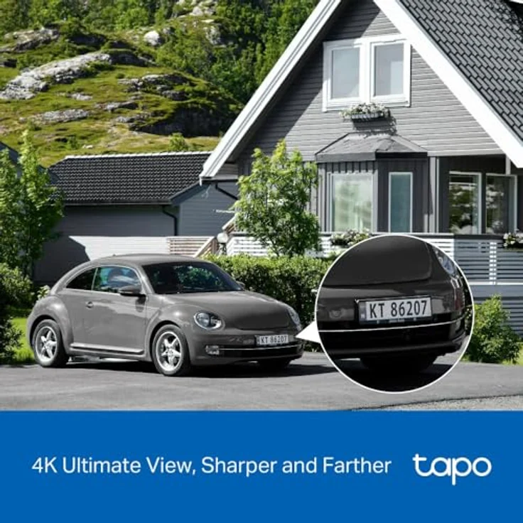 TP-Link Tapo C660 KIT, Netzwerkkamera mit 3840 x 2160 Pixeln, IP65 Schutzart, digitaler Zoom bis 18x, Weiss – Bild 4