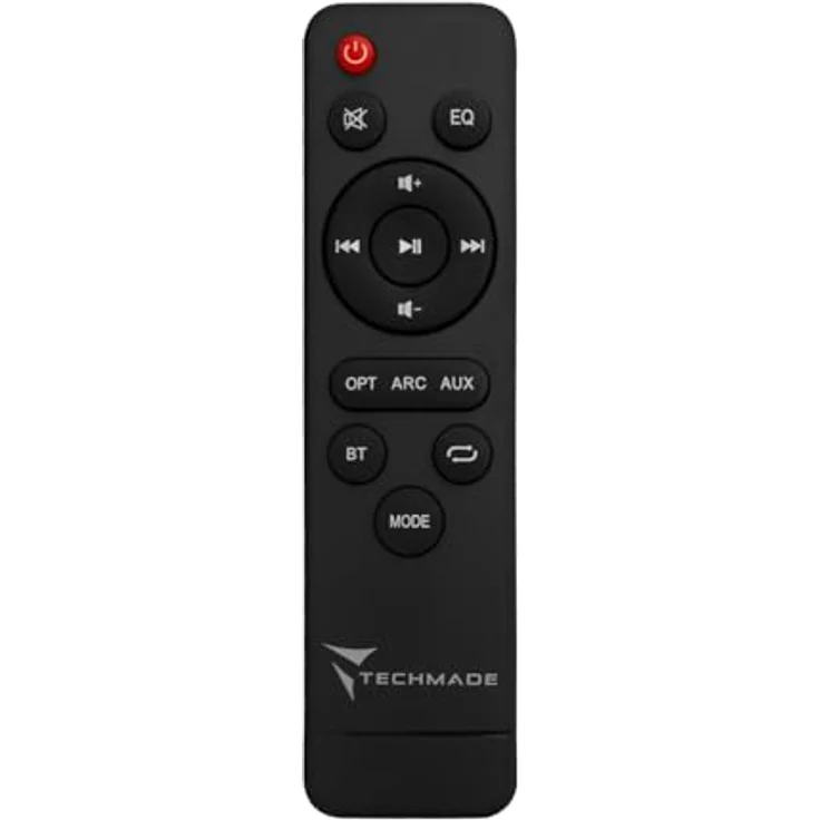 Techmade Kabellose TV-Soundbar mit LED, 2-in-1 Integrierter Subwoofer (120 W), Schwarz – Bild 2
