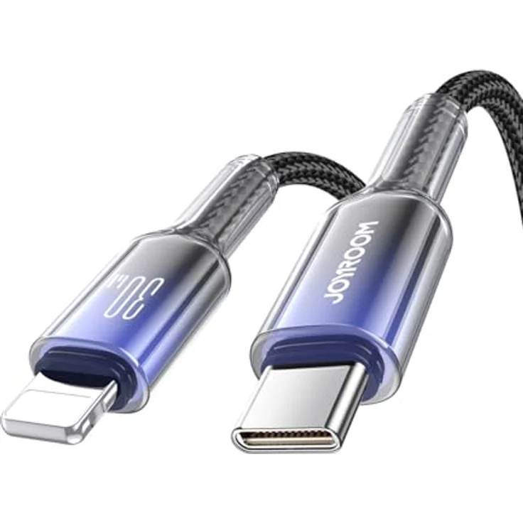 Joyroom S-A42, 30W USB-C auf Lightning Kabel, 1.2m, schwarz, mit Überspannungs- und Überhitzungsschutz – Bild 2