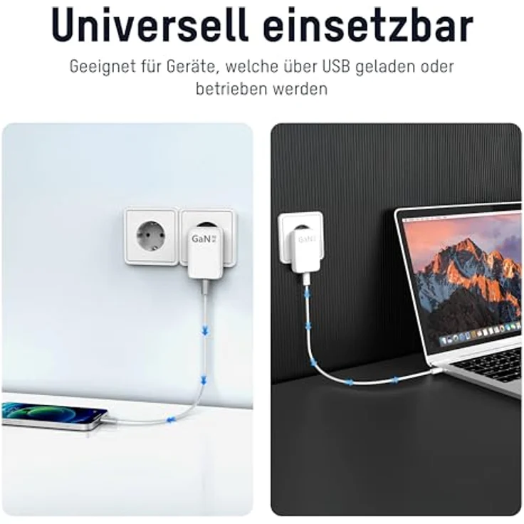 ANSMANN USB C Ladegerät, 30W Schnellladeadapter für iPhone 16/15/14/13/12/11 Pro Max, Samsung Galaxy S25/S24/S23 Ultra, flaches Slim Design, Steckdosenadapter – Bild 4