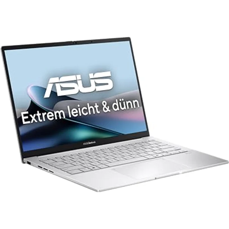 ASUS Zenbook 14 UX3405CA Copilot+ PC, 14" WUXGA OLED, Intel Core Ultra 7, 16GB RAM, 1TB SSD, Intel Arc, Win11 Home, QWERTZ, Foggy Silver – Bild 3