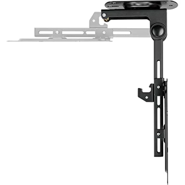 HALTERUNGSPROFI Premium TV Deckenhalterung, bis zu 105° neigbar für Dachschrägen, Höhe verstellbar, max. Traglast 20kg, max. VESA 200x200, bis 43 Zoll CM422M - in Schwarz – Bild 2