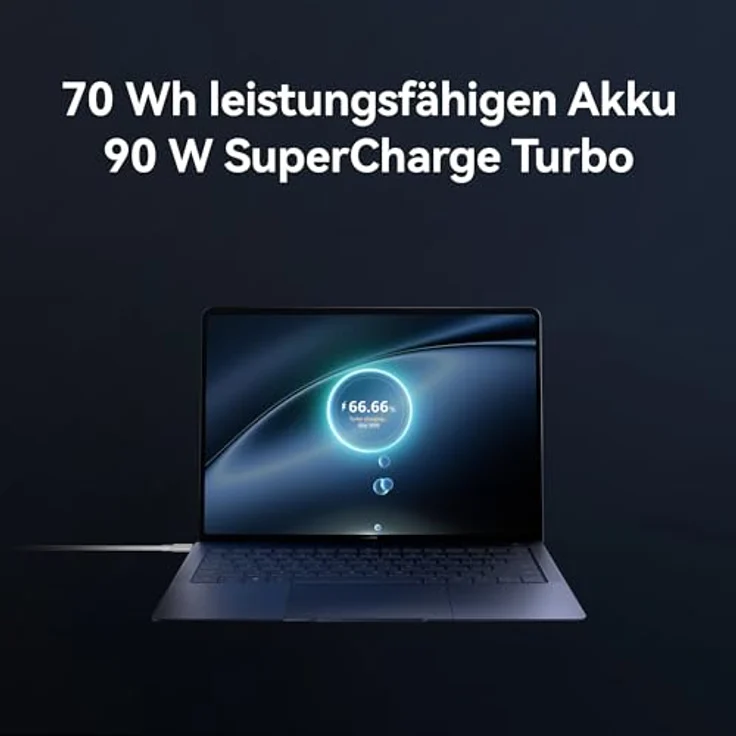 Huawei MateBook X Pro Core Ultra, 980 g Ultraleicht hautberuhigende Metallgehäuse, Intel Core Ultra 7 Prozessor, 14,2 Zoll OLED Real Colour Display, 16GB + 1TB, Schwarz – Bild 5