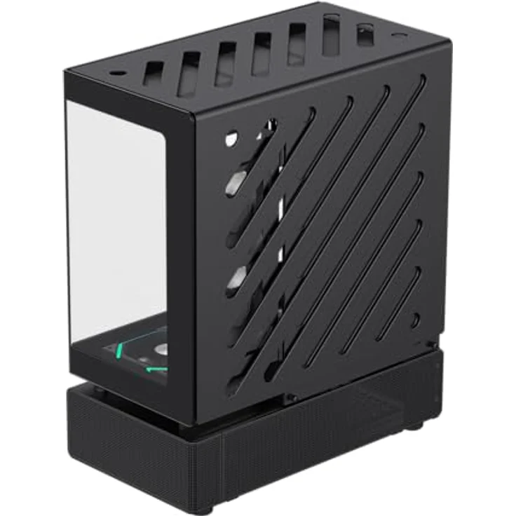 GameMax GAMEMAX N80 BK, Midi Tower Gehäuse ohne Netzteil, ATX, 5x ARGB Lüfter, 2x USB 3.0, 1x USB Type-C, Glasfenster – Bild 6