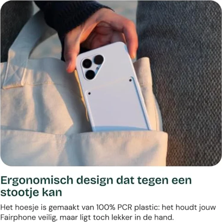 Fairphone Protective Case (Gen. 6), Grünes Zubehör aus 100% recyceltem Kunststoff mit Stoßschutz – Bild 6
