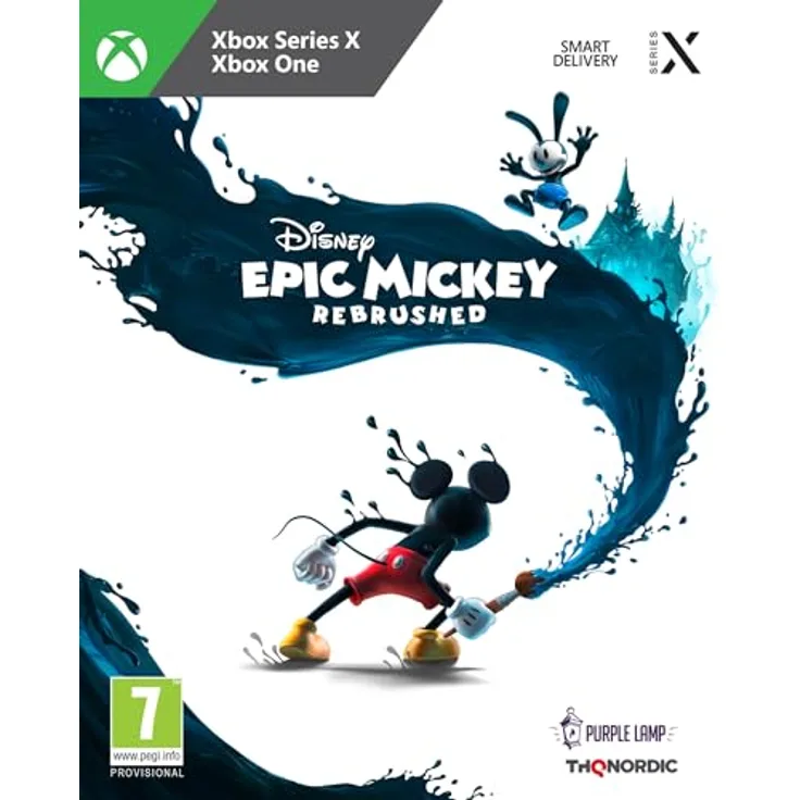 THQ Nordic Disney Epic Mickey: Rebrushed [PEGI] (Xbox), Plattformer mit modernster Grafik und neuen Bewegungsfähigkeiten, DEUTSCHE VERPACKUNG. DEUTSCH SPIELBAR.
