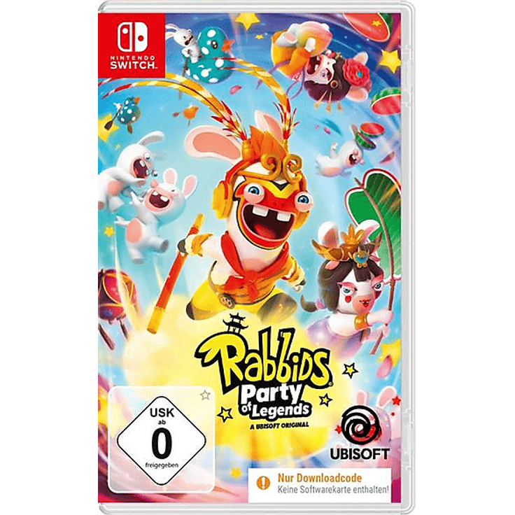 Ubisoft Rabbids: Party of Legends - Nintendo Switch, digitales Spiel für bis zu 4 Spieler, über 50 Minispiele, anpassbare Schwierigkeitsgrade