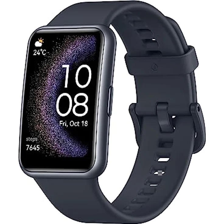 HUAWEI Watch FIT SE Smartwatch, Fitnessuhr mit 1,64-Zoll-HD-AMOLED-Bildschirm und langanhaltender Akkulaufzeit, Aktivitätstracker kompatibel mit Android & iOS, Gesundheitsmonitor & Sport-Tracker, schwarz