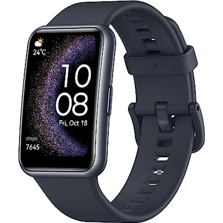 HUAWEI Watch FIT SE Smartwatch, Fitnessuhr mit 1,64-Zoll-HD-AMOLED-Bildschirm und langanhaltender Akkulaufzeit, Aktivitätstracker kompatibel mit Android & iOS, Gesundheitsmonitor & Sport-Tracker, schwarz – Bild 1