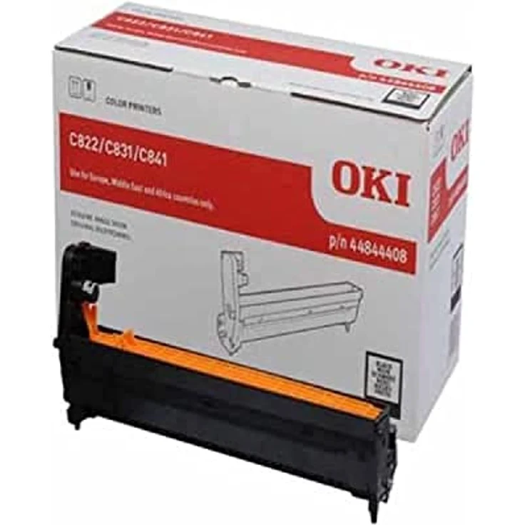 OKI 44844408 C822 Trommel schwarz, Original Laser-Kartusche für bis zu 30.000 Seiten – Bild 1