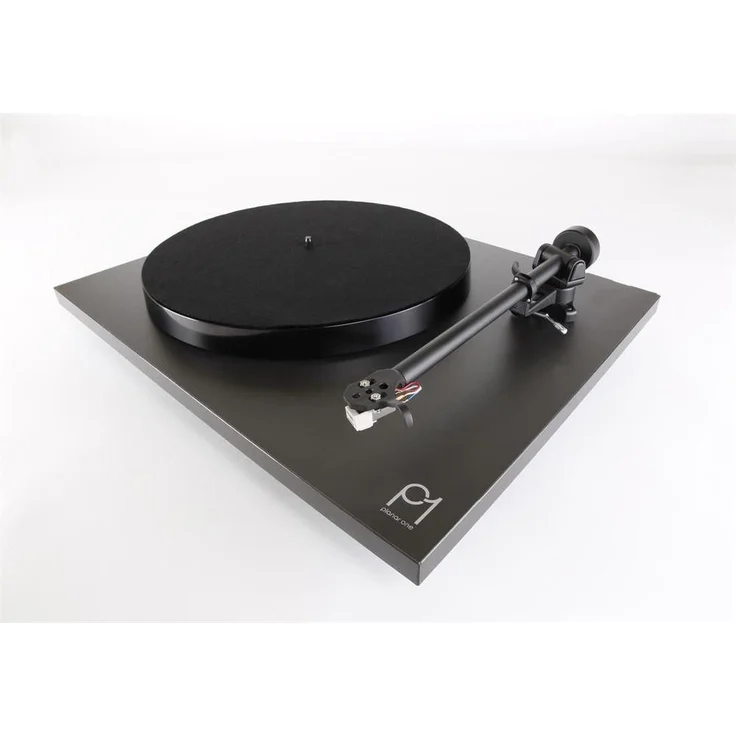 REGA Planar 1 Matt Schwarz, RB110 Tonarm, CARBON MM-Tonabnehmer Vers. 2021 Plattenspieler