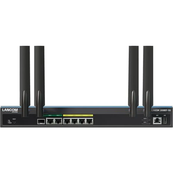 Lancom Systems LANCOM 1930EF-5G (EU), Router mit 5G LTE Unterstützung und robuster Sicherheitsverschlüsselung, Schwarz – Bild 2