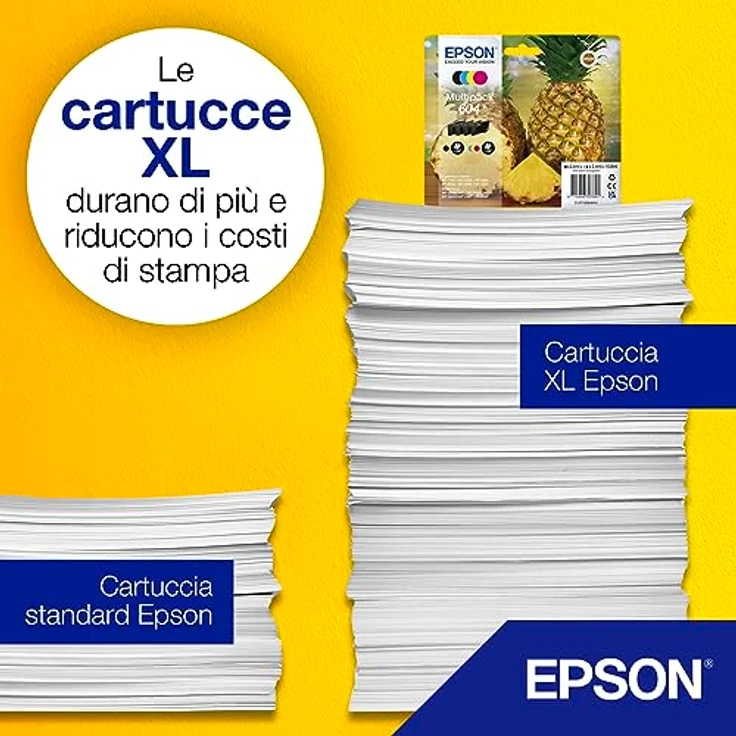 Epson Orginal 604 Tinte Ananas Multipack 4-farbig Standard, XP-2200 XP-2205 XP-3200 XP-4205 WF2910DWF WF2930DWF WF2950DWF, ReadyPrint Flex-Tintentarife – Bild 3