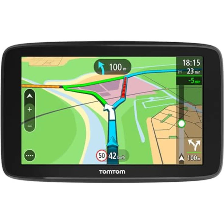 TomTom Go Basic 5 Europe, GPS-Navigationsgerät mit 5 Zoll Touchscreen, lebenslangen Karten-Updates, WLAN und Bluetooth, schwarz – Bild 1