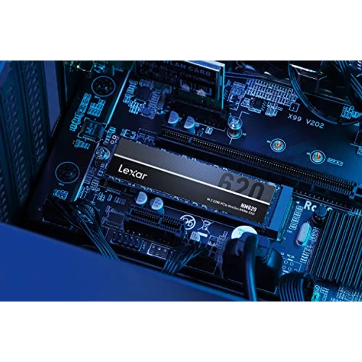 Lexar NM620 SSD 512GB, M.2 2280 PCIe Gen3x4 NVMe 1.4 Interne SSD, Bis zu 3500MB/s Lesen, 2400MB/s Schreiben, 3D NAND Flash Solid-State-Laufwerk für PC-Enthusiasten und Gamer (LNM620X512G-RNNNG) – Bild 5