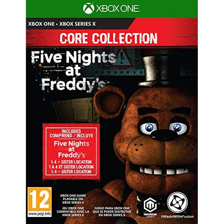 Maximum Games Five Nights at Freddy's - Core Collection (XONE/XSX), Xbox One-Spielbar auf Xbox-Serie X, mit exklusiven Erfolgen und Trophäen sowie optionalen Cheats.