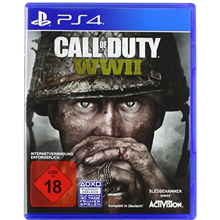 Xbox Call of Duty: WWII, PS4-Spiel mit Kampagne, Mehrspieler und Koop-Modus