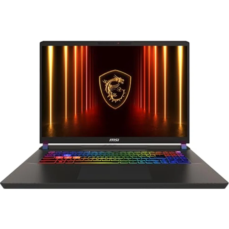 MSI Vector 17 HX AI Gaming-Laptop, 17" QHD+ 240 Hz Display, Intel Core Ultra 9 275HX, NVIDIA GeForce RTX 5080, 32 GB RAM, 2 TB SSD, Windows 11 Home, QWERTZ Tastatur, Cosmos Grau – Bild 2