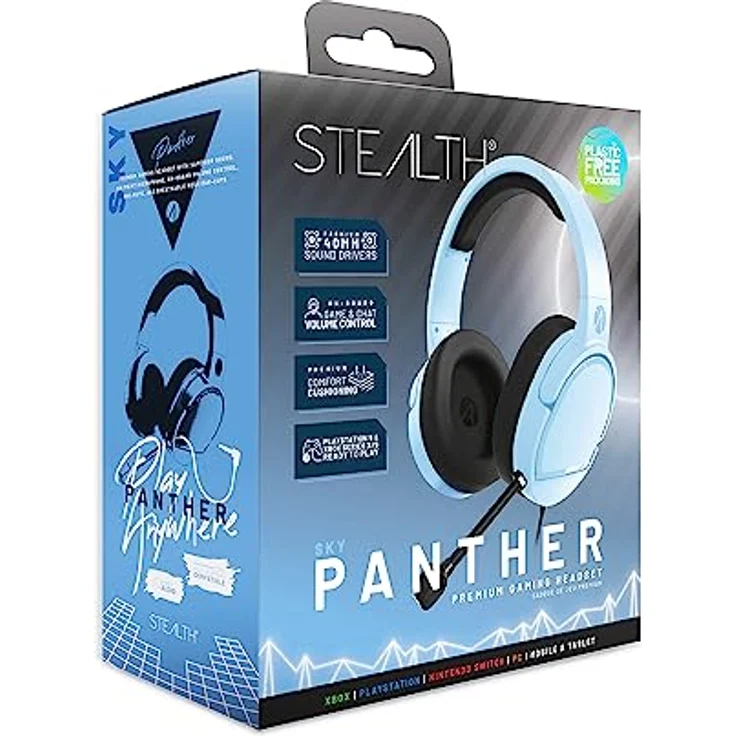 Panther Gaming Headset Sky (PS4/PS5/XBOX/NSW) – Bild 1
