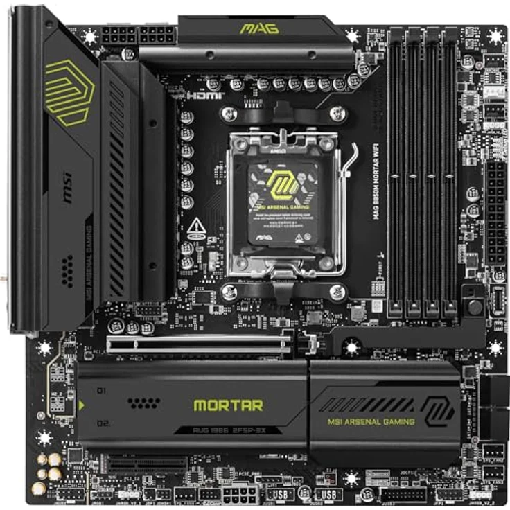 MSI MAG B850M Mortar WiFi, Mainboard mit WiFi und M-ATX Formfaktor – Bild 2