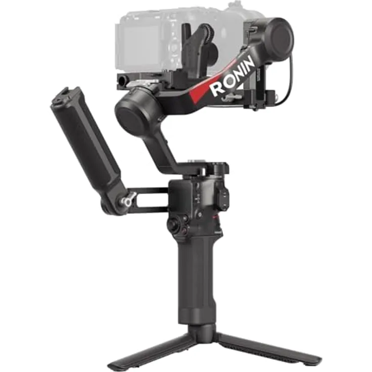 DJI RS 4 Combo, 3-Achsen Gimbal-Stabilisator für DSLR- und spiegellose Kameras Canon/Sony/Panasonic/Nikon/Fujifilm, Native vertikale Aufnahmen, 2-Modus-Joystick, Teflon-Achsenarme, Focus Pro Motor