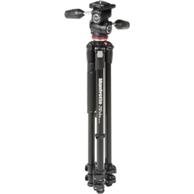 Manfrotto 290 XTRA KIT Alu mit 3 Segmenten, 3-Wege Neiger – Bild 4