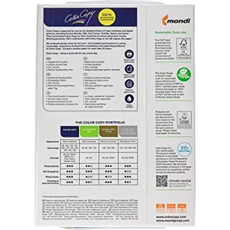 Color Copy Laserdruckpapier, 160g-m2, A3, 250 Blatt – Bild 6