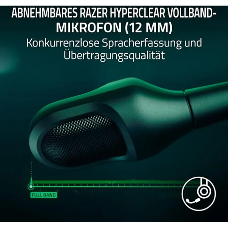 Razer BlackShark V3 Pro, Kabelloses E-Sport-Headset mit ANC, Triforce 50mm Treiber, THX Spatial Audio, HyperSpeed 2,4 GHz für PS5/PC | Weiß – Bild 4