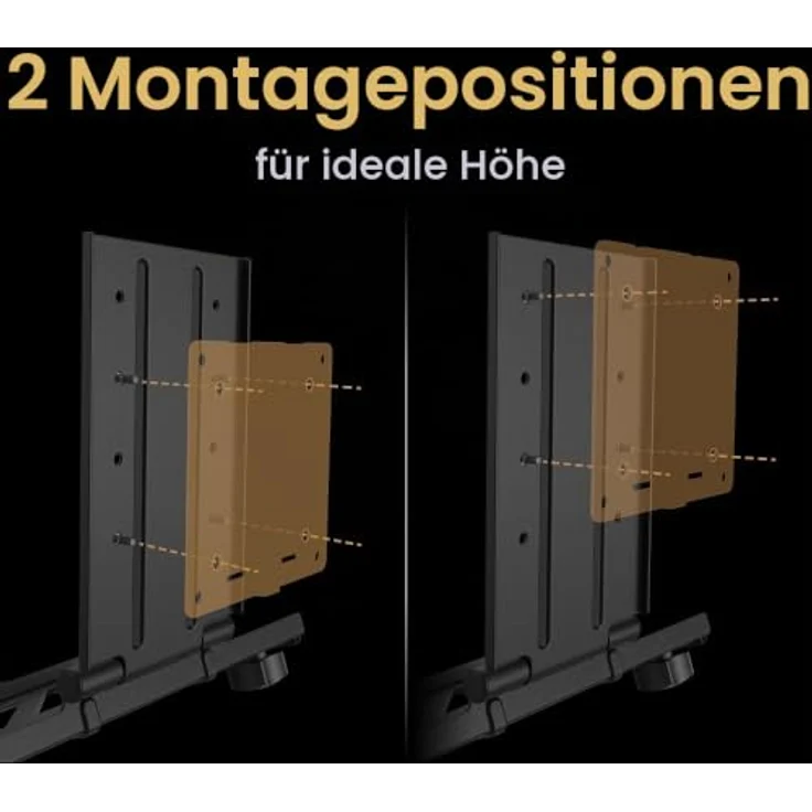 BenQ LTB01 Montagemodul für Notebook (12-17 Zoll) mit 75x75 mm Montageschnittstelle – Bild 2