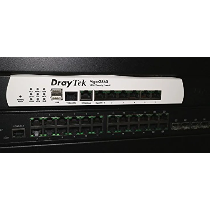 Draytek Rackmount Plate Lite, Montageschiene für Router, Schwarz, geeignet für Vigor-Serien – Bild 3