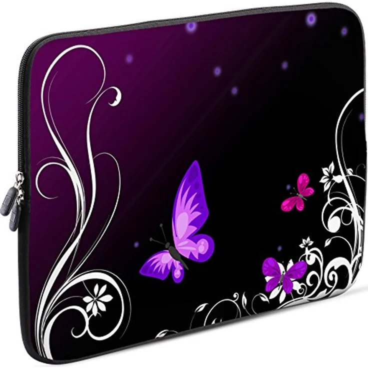 Sidorenko Tablet PC Tasche für 10-10.1 Zoll - Universal Tablet Schutzhülle - Hülle Sleeve Case Etui aus Neopren, Violett – Bild 1