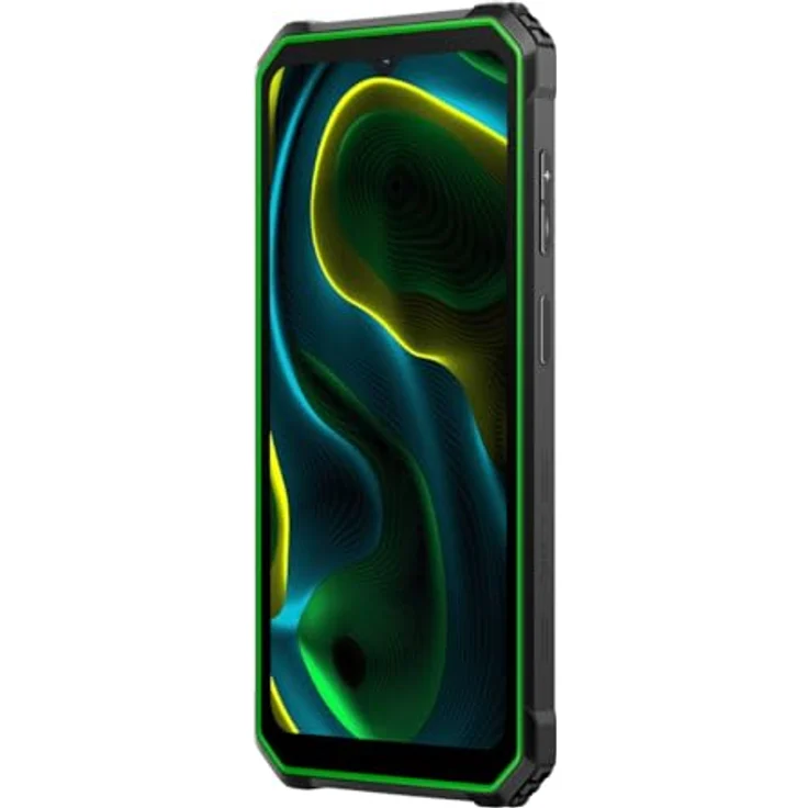 Blackview BV4800 SE Outdoor Smartphone, 6,56 Zoll HD+ Display, 12GB RAM, 64GB ROM, IP68/IP69K, 5100mAh Akku, Dual-Kamera, Android 15, Schwarz (Grün) – Bild 4