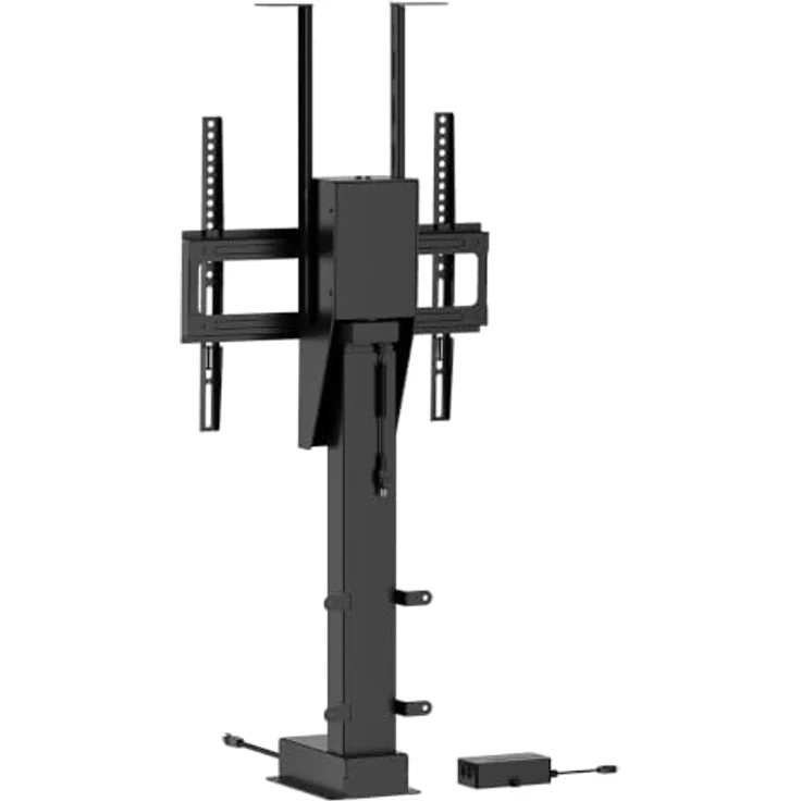 my wall TV-Ständer HP67-1L, elektrisch drehbar und höhenverstellbar für TVs bis 55 Zoll, 60 kg Tragkraft, VESA bis 400x400, App- und Sprachsteuerung – Bild 9