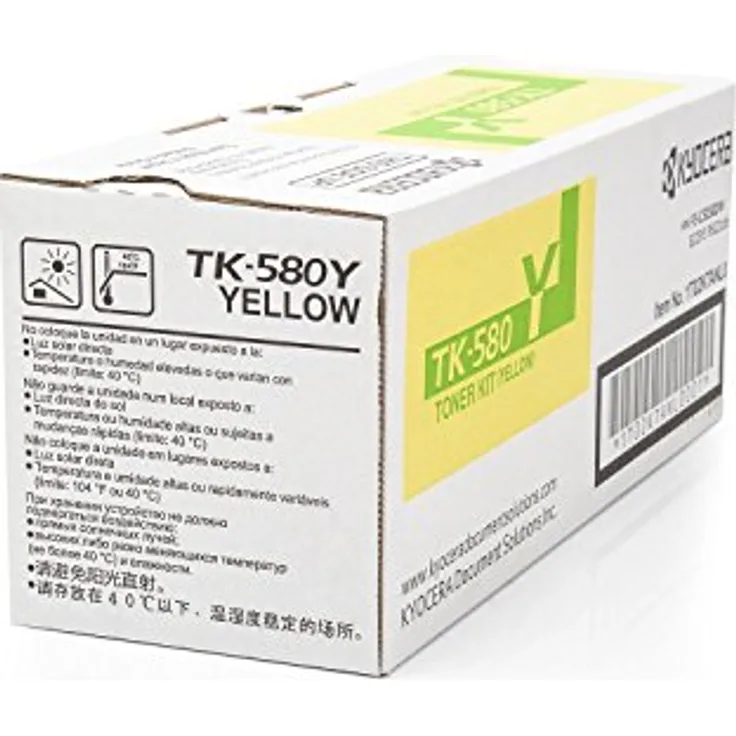 Kyocera TK-580Y Laser toner 2800Seiten Gelb (1T02KTANL0)