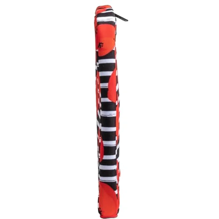Exacompta Laptophülle 15-16", Notebooktasche aus recyceltem Polyester, rot, wasserabweisend, mit einziehbarem Griff und Gummiband zur Sicherung – Bild 5