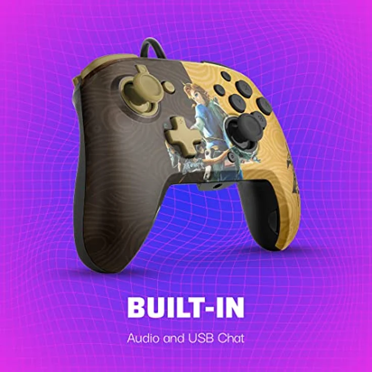 PDP Faceoff Deluxe + Audio Wired Controller Zelda (Switch) (500-134-EU-C6LI-1) – Bild 6