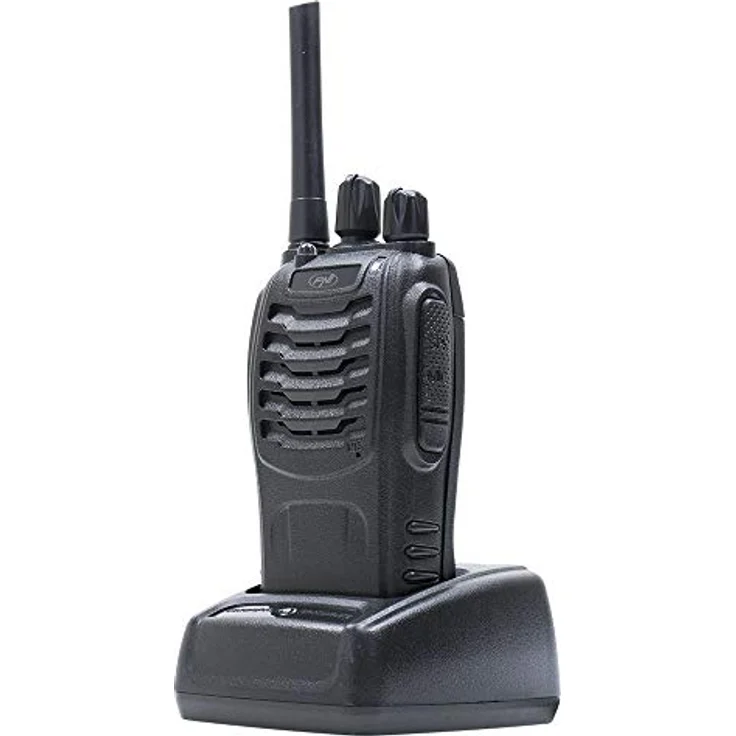 PNI PMR R40 PRO, Tragbares Radio mit 2 Stück, 0,5 W, programmierbar, 1200-mAh-Akkus, Ladegeräte und Kopfhörer, VOX-Funktion, orange – Bild 3
